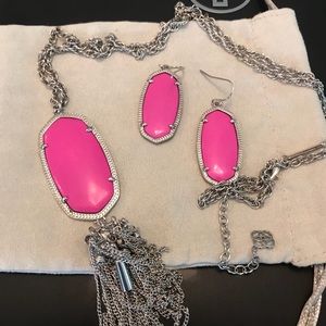 Kendra Scott Rayne necklace and earrings